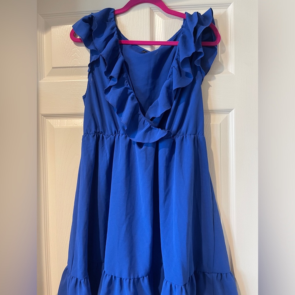 Blue dress